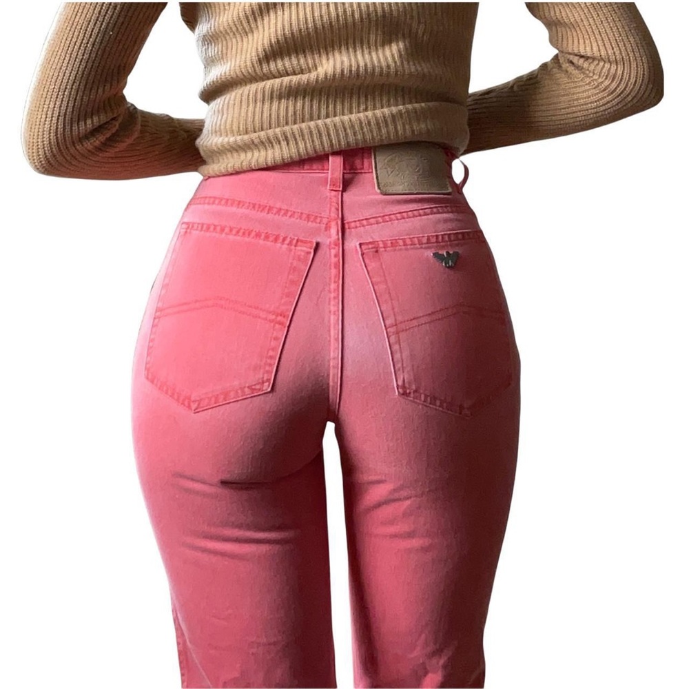 Vintage coral pink Armani Jeans